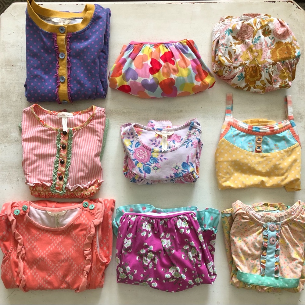 Matilda Jane dress/top bundle girls size 8 preowned
